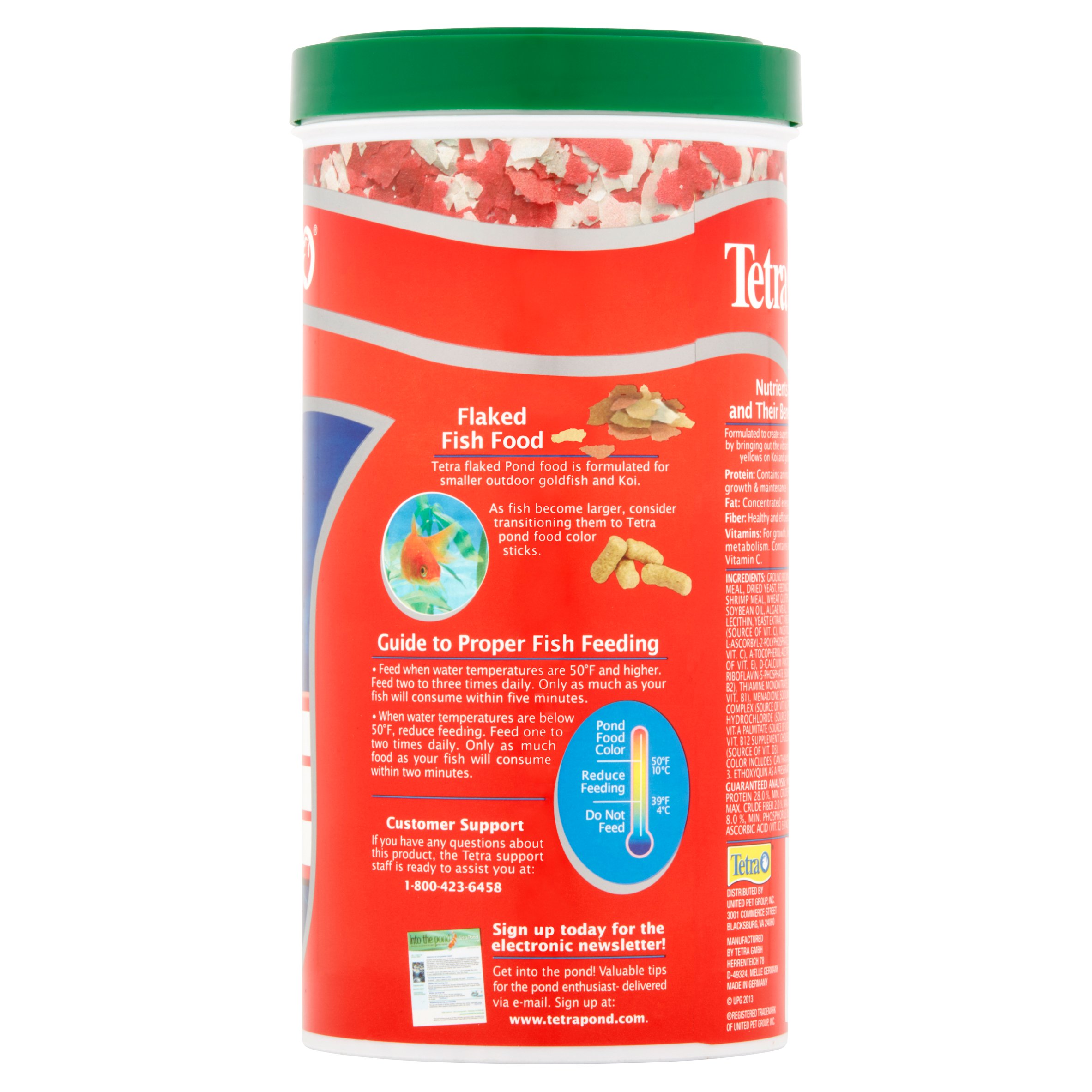 TetraPond PondFood Color Flakes, Color-Enhancing Pond Fish Food photo 2