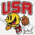 thumbnail image 2 of PACMAN Arcade Game Basketball USA Men's Graphic T Shirt Tees Brisco Brands S, 2 of 6