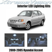 XtremeVision Interior LED for Hyundai Accent 2000-2005 3 Pieces Cool White Interior LED Kit   Installation Tool