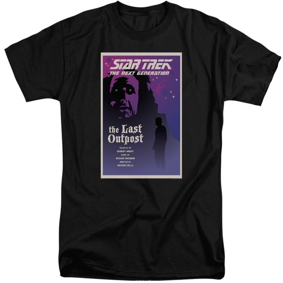 Star Trek Tng Season 1 Episode 5 Adult Tall T-Shirt 18/1 T-Shirt Black