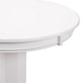 thumbnail image 4 of Pemberly Row Contemporary 42" Wood Height Pub Table in Buttermilk, 4 of 5