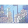 thumbnail image 2 of Hunziker, Steve 18x14 Black Ornate Wood Framed with Double Matting Museum Art Print Titled - Cityworks III, 2 of 4
