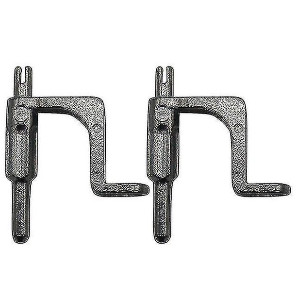 Manija de puerta interior JINMJMXG 2 piezas aleación de aluminio soporte de manija de puerta