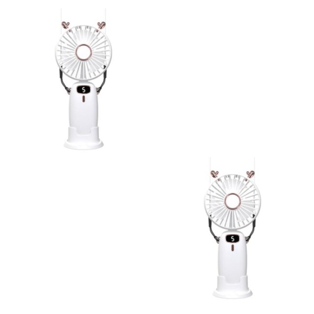 Ventilador Portátil Wosthever ABS PP Pantalla Digital Funcionamiento Silencioso