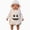 U365-White, variant on Infant Baby Boy Girl Halloween Outfit Ghost Costumes One Piece Hoodie Romper Bodysuit Cute Fall Winter Clothes(Grey,18-24 M)