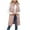 Pink, variant on Posijego Women's Long Puffer Vests Hooded Winter Warm Sleeveless Outerwear Vest with Pockets Plus Size