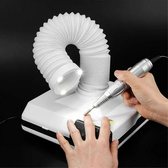 Nail Dust Absorber Filter Welding Fume Extractor for Engraver/Cutting, Wood Burning, 3D Printer White EU Plug