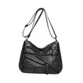 thumbnail image 2 of Bolso de hombro Zulema con múltiples bolsillos y correa ajustable Negro, 2 of 8