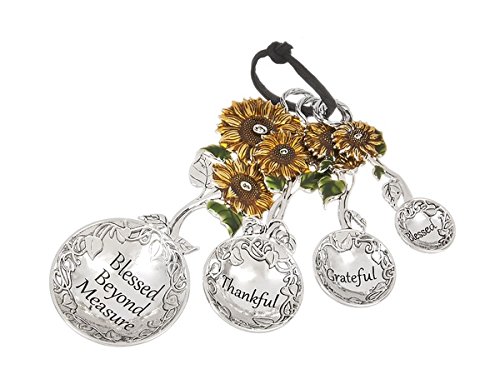 4 Piece Decorative Spoon Set Blessed Beyond Measure Set Of
