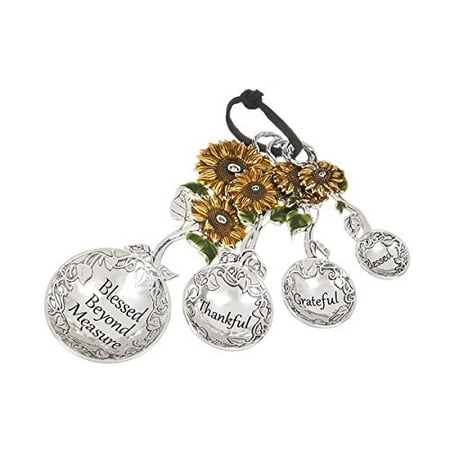 4 Piece Decorative Spoon Set Blessed Beyond Measure Set Of