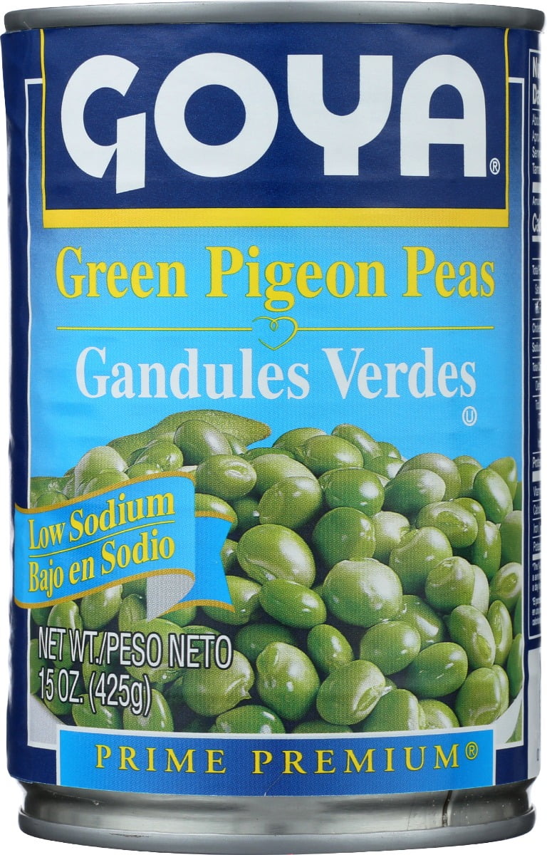 YAME Low Sodium Green Pigeon Peas, 15 oz, Only 1 Pack