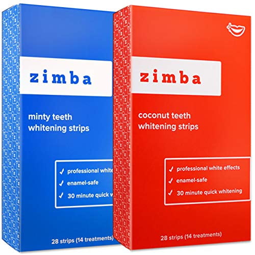 ZIMBA Teeth Whitening Strips - Mint - Zimba Whitening ...