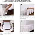thumbnail image 3 of MesaSe Ruffled Grey King Size Bed Skirt  Dust Ruffle for King Bed with 15” Drop  Soft and Solid Microfiber  Classic Style  California King  Silver Gray Bedskirts, 3 of 6