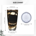 thumbnail image 4 of Salouo Golden Lips Modern Sculpture Print 20oz Tumbler with Lid,Stainless Steel Vacuum Insulated Tumbler Durable Insulated Coffee Mug Thermal Cup with Splash Proof Sliding Lid-Without Straw, 4 of 8