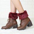 thumbnail image 2 of Red leg warmer thermal socks, 2 of 3