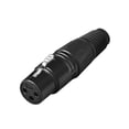 thumbnail image 3 of Conector XLR DMX de 3 pines para micrófono hembra y cable de micrófono, 3 of 3