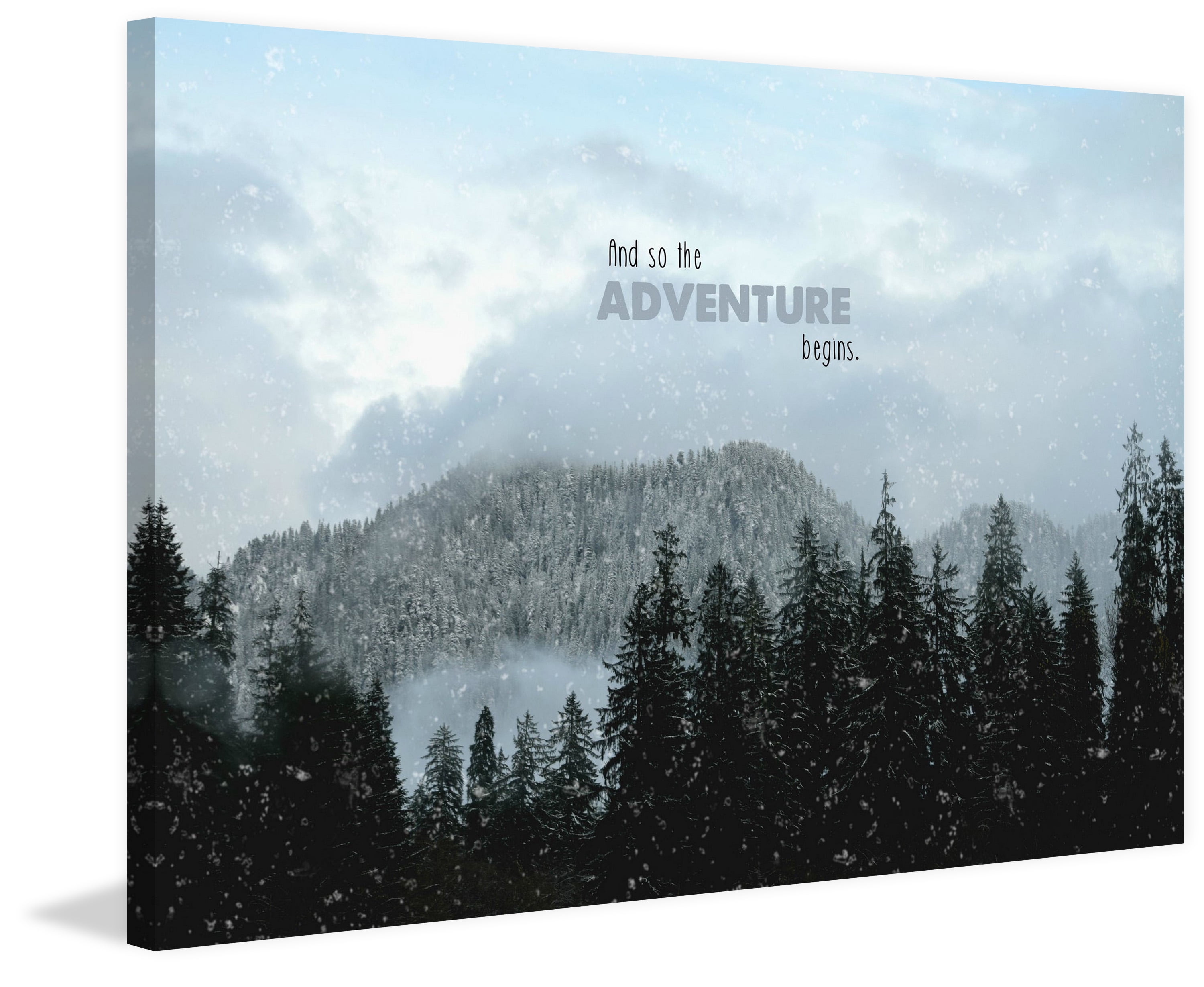 "Adventure Begins" Painting Print on Wrapped Canvas