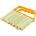 thumbnail image 2 of Limpiador de persianas, 2 piezas de plumero para persianas, cepillo para persianas venecianas, adecuado para limpiar persianas, aires acondicionados verticales, ventiladores y teclados de computadora, 2 of 5