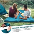 thumbnail image 5 of Colchoneta para dormir para acampar autoinflable ultraligera al aire libre - Colchón de aire grande engrosado Colchón inflable Colchoneta para dormir autoinflable gruesa con almohada Estera JFHHH pequeña, 5 of 5