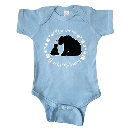 

Inktastic You are my Greatest Blessing with Bear Family Gift Baby Boy or Baby Girl Bodysuit