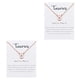 thumbnail image 4 of Jumpingount Doce signos del zodiaco encanto único símbolo amistad collar DIY creativo cómodo encanto colgante oro rosa Tauro Tauro 2Conjunto, 4 of 6