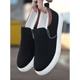 thumbnail image 6 of SIMANLAN Mens Comfort Slip On Canvas Shoes Non-Slip Lightweight Low Top Sneakers Casual Loafers, 6 of 9