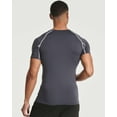 thumbnail image 3 of Real Essentials 4 Pack: Men's Short Sleeve Compression T-Shirt Base Layer Undershirt Athletic Top (Available in Big & Tall), 3 of 7