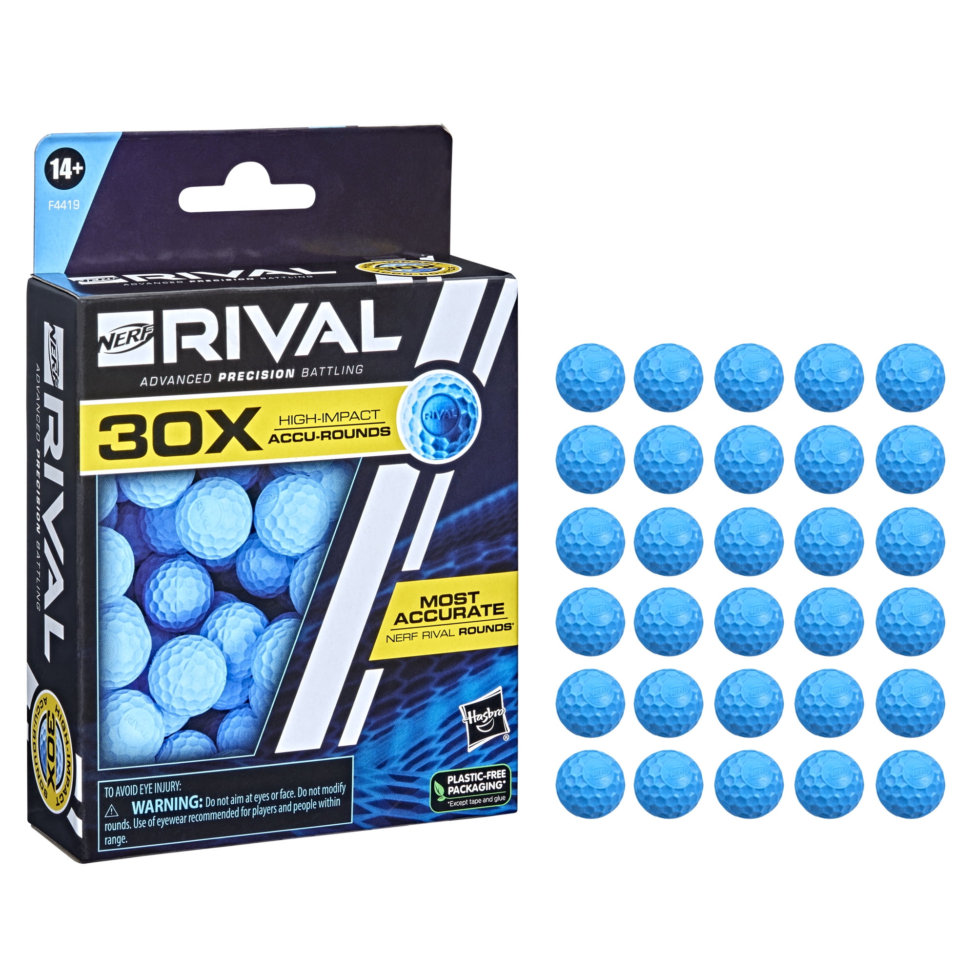 Nerf Rival 30 Accu-Round Refill, Includes 30 Nerf Rival Accu-Rounds