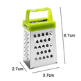 thumbnail image 2 of Mini Rallador de Cocina Vhermosa 4 Caras Acero Inoxidable, 2 of 4