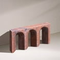 thumbnail image 3 of Meridina Furniture Curva Pink Marble Decorative Object, 3 of 6
