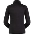 thumbnail image 2 of Spyder Womens Shimmer Bug Half Zip T-Neck Black Medium, 2 of 8