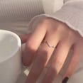 thumbnail image 4 of Sonducket Anillo en forma de V para mujer, anillos de aleación ajustables para fiesta de boda, joyería de mano para mujer, decoración de mano, regalo de Ropa, zapatos y accesorios Miscelánea Plata Sonducket AP019315-01, 4 of 6