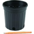 One Gallon Black Trade Pots Nursery/Greenhouse Pots 106 Pots