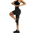 thumbnail image 5 of Women's High-Waisted Color Block Leggings, Breathable and Stretchy Fabric, High-Rise Waistband, 5 of 7
