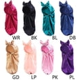 thumbnail image 3 of Silk Satin Women Night Sleep Cap Long Braid Hair Bonnet Hat Head Cover Wide Band, 3 of 19