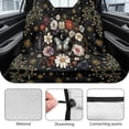 thumbnail image 6 of Xoenoiee Butterfly Daisy Moon Flower Print Back Seat Cover for Car Trucks Van SUV, Waterproof Rear Bench Towel Seat Covers for Dogs Kids, Anti-Slip Automotive Backseat Protector, 6 of 7