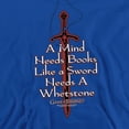 thumbnail image 2 of Game of Thrones The Mind Needs Books Unisex Adult Pull-Over Hoodie,Royal, Medium, 2 of 5