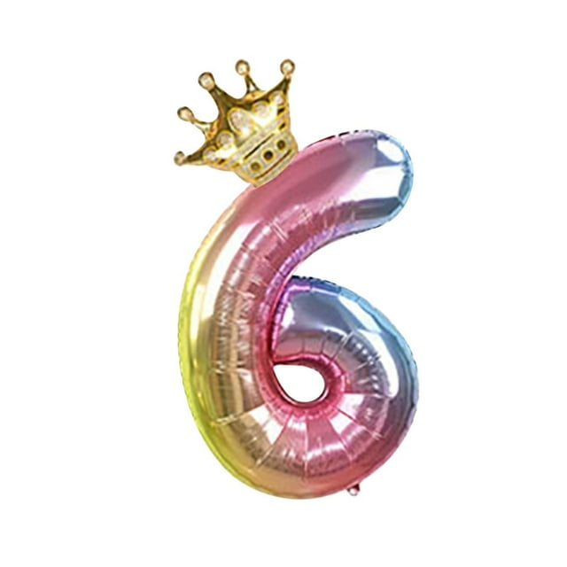 Used For Birthday Party, Anniversary Celebration 32IN Number Decoration