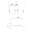 thumbnail image 4 of Bovemsi Sunglasses Polarized Irregular Sun Glasses For Women Men Vintage Shades Light Protection Classic Large Fishing Glasses, 4 of 4