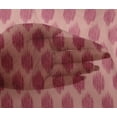 thumbnail image 4 of oneOone Viscose Chiffon Dusty Rose Fabric Geometric Line Ikat Craft Projects Decor Fabric Printed By The Yard 42 Inch Wide, 4 of 4