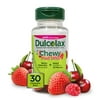 Dulcolax Chewy Fruit Bites, Saline Laxative, Cherry Berry Chews, 30 ct