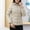 #100-Khaki, variant on Cutuoiiu Women's Solid Color Long Sleeved Casual Warm Hooded Quilted Jackets Gifts