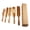 without Hole, variant on FXMLRLK 5Pcs Wooden Spurtle Set, Natural Wood Kitchen Utensils Set for Cooking, Stirring, Mixing, Serving, Heat Resistant Non-Stick, Wooden Spurtles for Mom, Wife Cooking Gifts(without Hole)