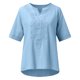 thumbnail image 5 of Puntoco 2024, tops a la moda de verano para mujer, moda de verano para mujer, cuello en V, manga corta, algodón, lino, camiseta informal sólida, blusa, 5 of 6