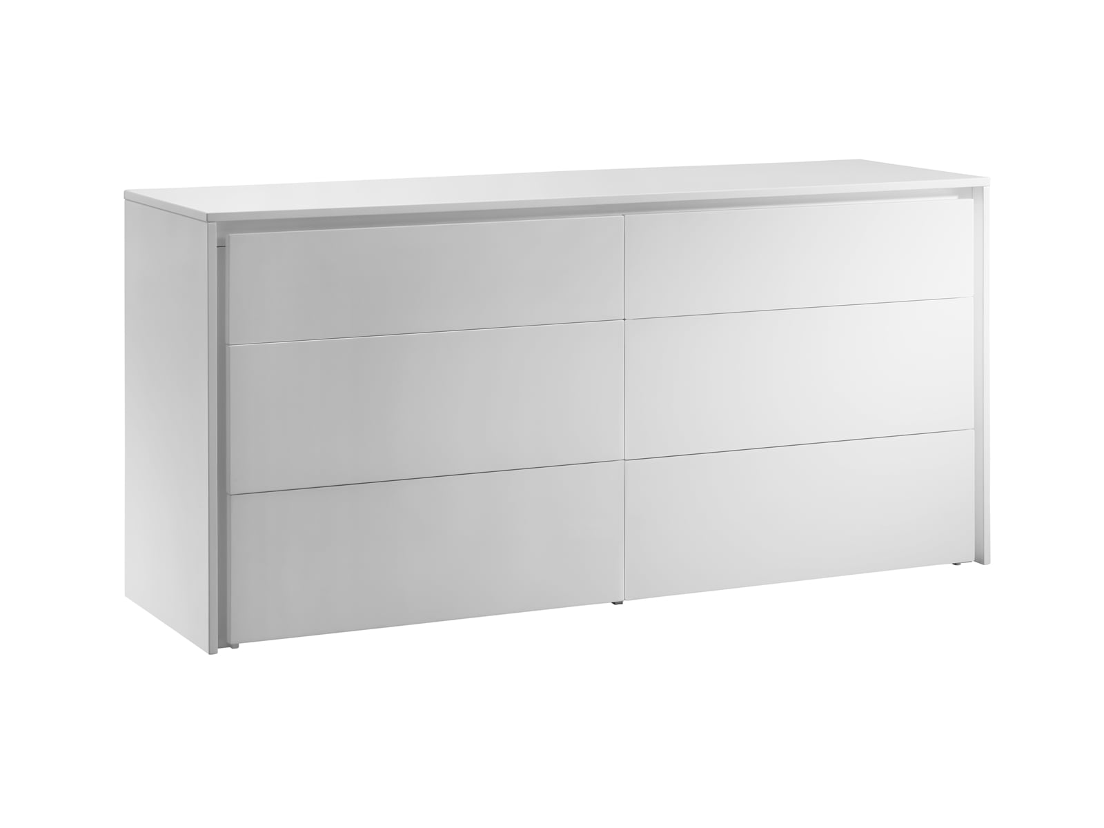 Zen High Gloss White Lacquer Dresser By Casabianca Home Walmart Com