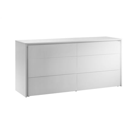Zen High Gloss White Lacquer Dresser By Casabianca Home Walmart Com