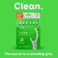 thumbnail image 4 of Palillos de hilo dental Grin 150 unidades sabor menta reciclados, 4 of 7