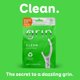 thumbnail image 4 of Palillos de hilo dental Grin 150 unidades sabor menta reciclados, 4 of 7
