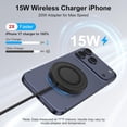 thumbnail image 2 of LujingZ 2 - Pack 15W Magnetic Wireless Charger - for iPhone 17 - 12, AirPods Pro 4 - 3, Google Pixel 10a & Galaxy S26 - USB - C/A Ports, 2 of 7