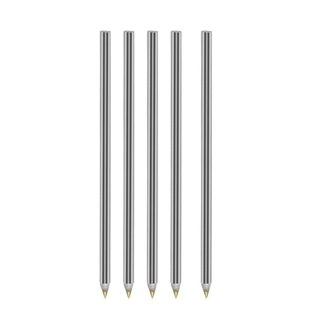 Rongfmy 5Pcs Scribe Pen Tool Construction Marking Tools Marker Pencil Deep Reach Markers